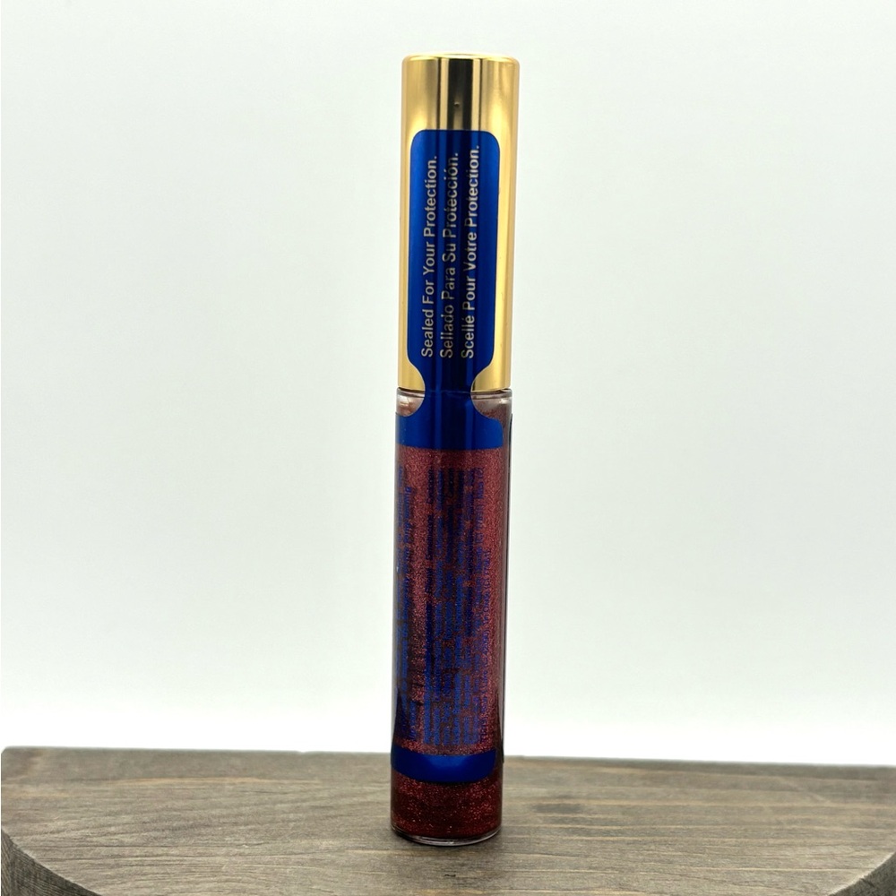 Lipsense Red Glitter Moisturizing Lip Gloss NEW Ruby Sparkling Shimmer Sparkle - Picture 4 of 7